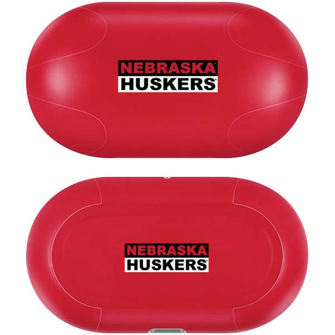 University of Nebraska Red Huskers Galaxy Buds Plus Skin