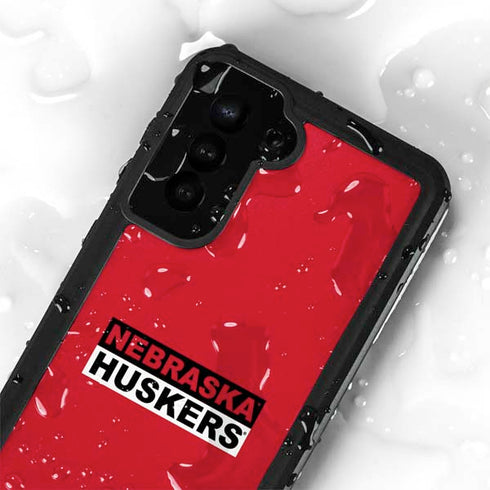 University of Nebraska Red Huskers Galaxy S24 Plus Waterproof Case