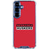 University of Nebraska Red Huskers Galaxy S25 FE Clear Case