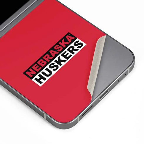 University of Nebraska Red Huskers Galaxy Z Flip6 Skin