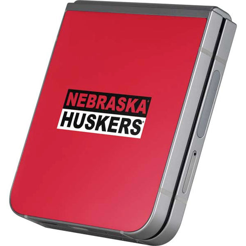 University of Nebraska Red Huskers Galaxy Z Flip6 Skin