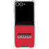 University of Nebraska Red Huskers Galaxy Z Flip7 Clear Case