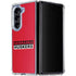University of Nebraska Red Huskers Galaxy Z Fold5 5G Clear Case