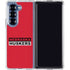 University of Nebraska Red Huskers Galaxy Z Fold6 Clear Case
