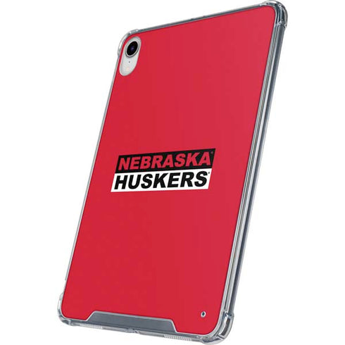 University of Nebraska Red Huskers iPad 11th Gen (2025) Clear Case