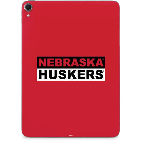 University of Nebraska Red Huskers Apple iPad Pro Skin