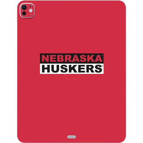 University of Nebraska Red Huskers iPad Pro 13in M4 (2024) Skin