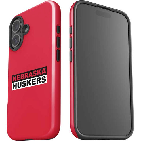 University of Nebraska Red Huskers iPhone 16 Impact Case
