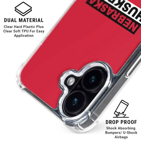 University of Nebraska Red Huskers iPhone 16 MagSafe Case