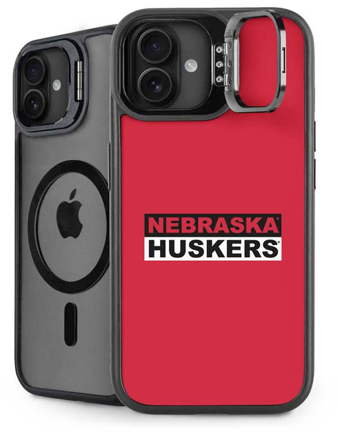 University of Nebraska Red Huskers iPhone 16 Plus Kickstand Case