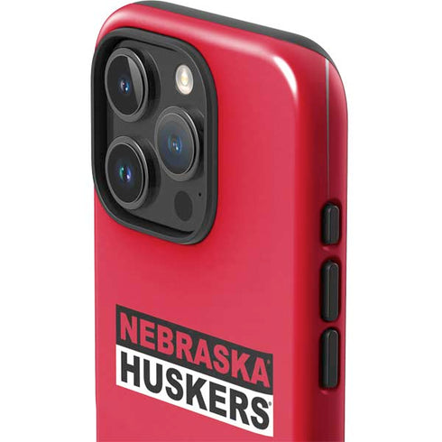 University of Nebraska Red Huskers iPhone 16 Pro Impact Case