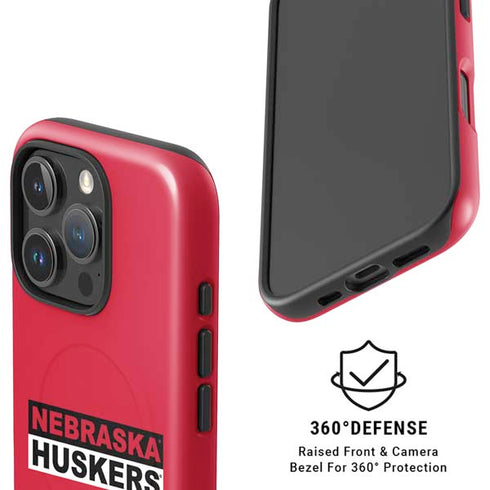 University of Nebraska Red Huskers iPhone 16 Pro Max Magsafe Impact Case