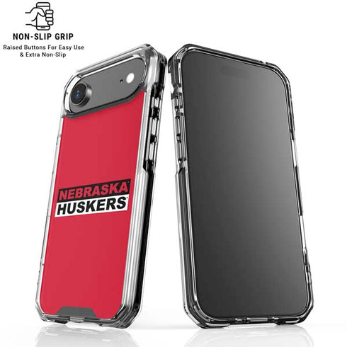 University of Nebraska Red Huskers iPhone 17 Air Clear Case