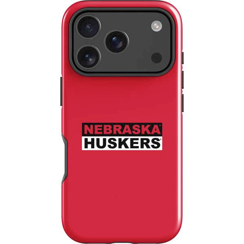 University of Nebraska Red Huskers iPhone 17 Pro Impact Case