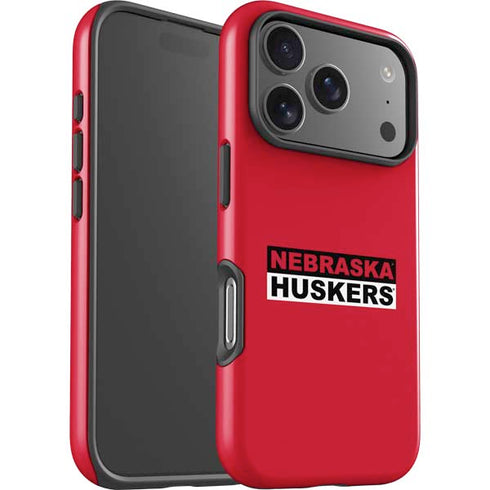 University of Nebraska Red Huskers iPhone 17 Pro Max Impact Case