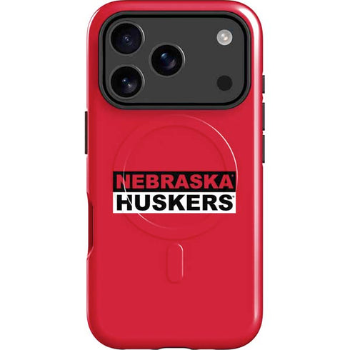University of Nebraska Red Huskers iPhone 17 Pro Max Magsafe Impact Case