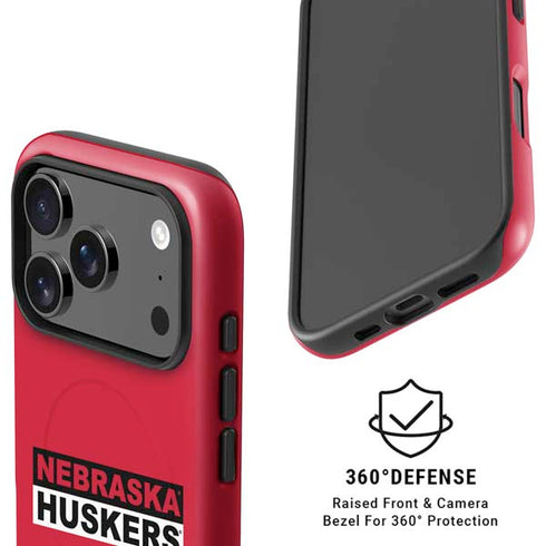 University of Nebraska Red Huskers iPhone 17 Pro Max Magsafe Impact Case