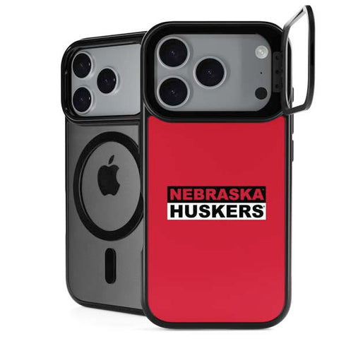University of Nebraska Red Huskers iPhone 18 Pro Kickstand Case