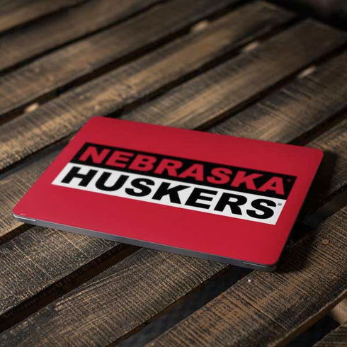 University of Nebraska Red Huskers Apple MacBook Air Skin