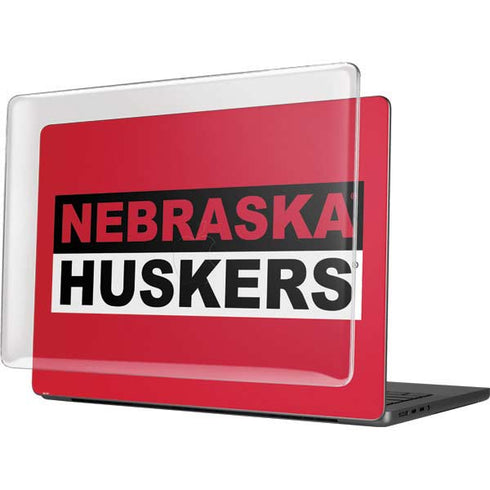 University of Nebraska Red Huskers MacBook Pro 14in (2021-24) Case plus Skin