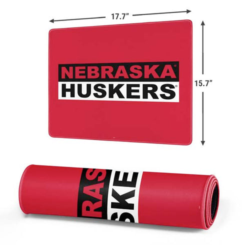 University of Nebraska Red Huskers Gaming Mouse Pad