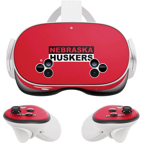 University of Nebraska Red Huskers Meta Quest 3S Skin