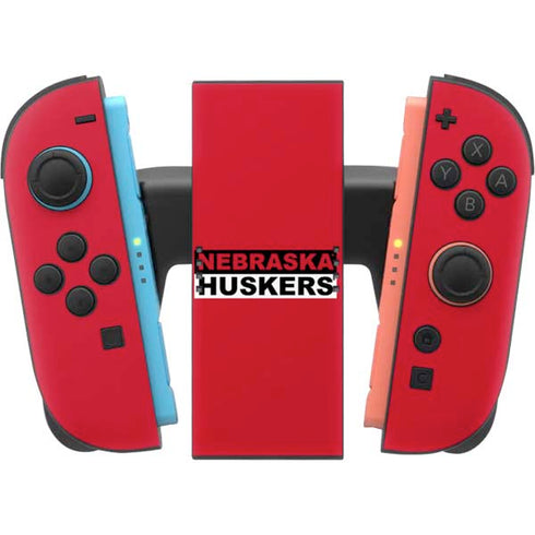University of Nebraska Red Huskers Nintendo Switch 2 (2025) Joy-Con Controller Skin