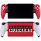 University of Nebraska Red Huskers PlayStation Portal Remote Player Skin