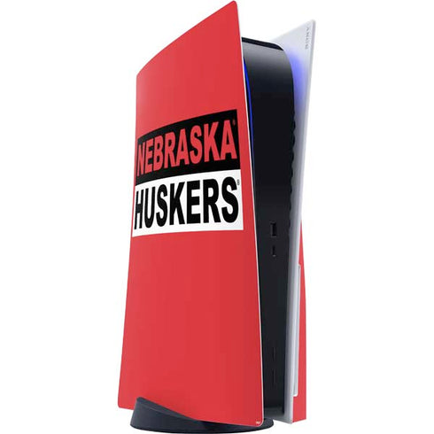 University of Nebraska Red Huskers PlayStation PS5 Skins