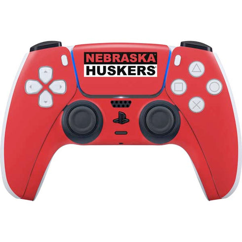 University of Nebraska Red Huskers PlayStation PS5 Skins