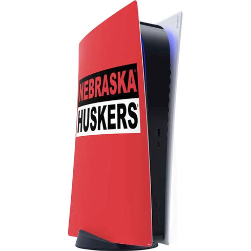 University of Nebraska Red Huskers PlayStation PS5 Skins