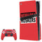 University of Nebraska Red Huskers PS5 Pro Disk Bundle Skin