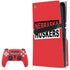 University of Nebraska Red Huskers PS5 Pro Disk Bundle Skin