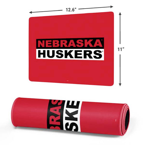 University of Nebraska Red Huskers Gaming Mouse Pad