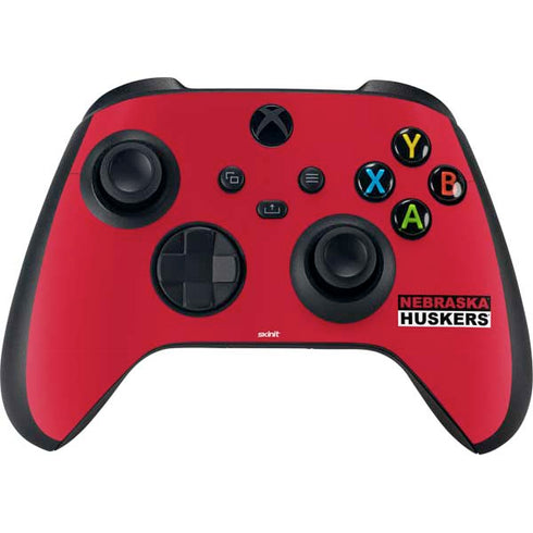 University of Nebraska Red Huskers XBox Series X Digital Edition Bundle Skin