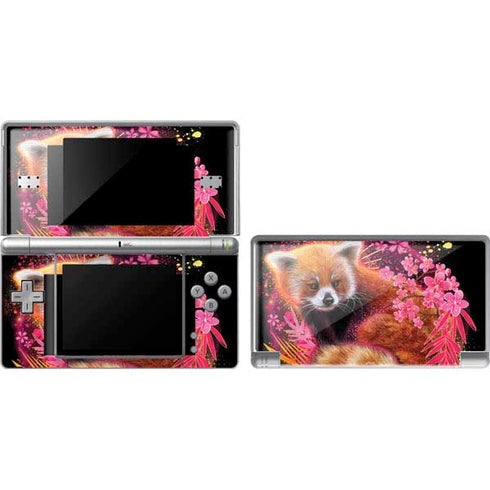 Red Panda with Flowers by Sheena Pike Nintendo Skins