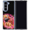 Red Panda with Flowers by Sheena Pike Galaxy Z Fold5 5G Clear Case