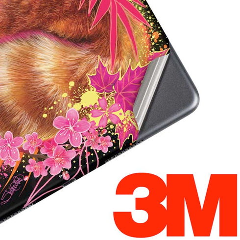 Red Panda with Flowers by Sheena Pike iPad Skins