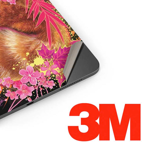 Red Panda with Flowers by Sheena Pike Apple iPad Pro Skin