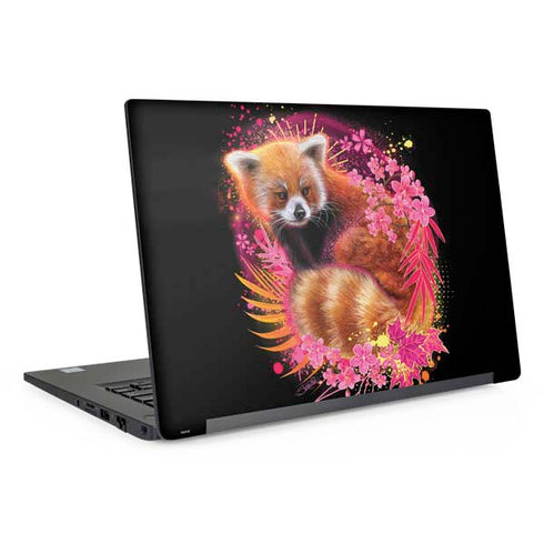 Red Panda with Flowers by Sheena Pike Dell Latitude Skin