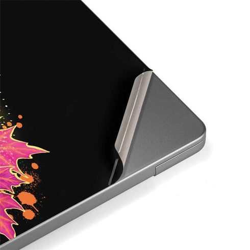 Red Panda with Flowers by Sheena Pike Apple MacBook Pro 14-inch Skin