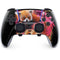 Red Panda with Flowers by Sheena Pike PS5 DualSense Edge Pro Controller Skin