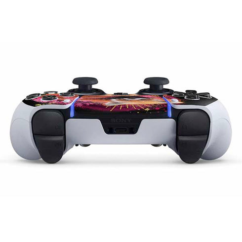 Red Panda with Flowers by Sheena Pike PS5 DualSense Edge Pro Controller Skin
