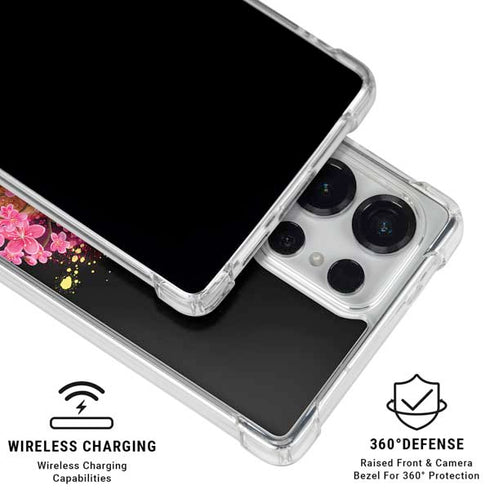 Red Panda with Flowers by Sheena Pike Galaxy S25 Ultra Clear Case