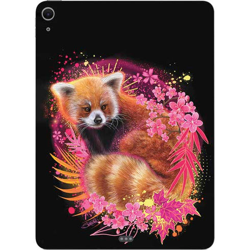 Red Panda with Flowers by Sheena Pike Apple iPad Air Skin