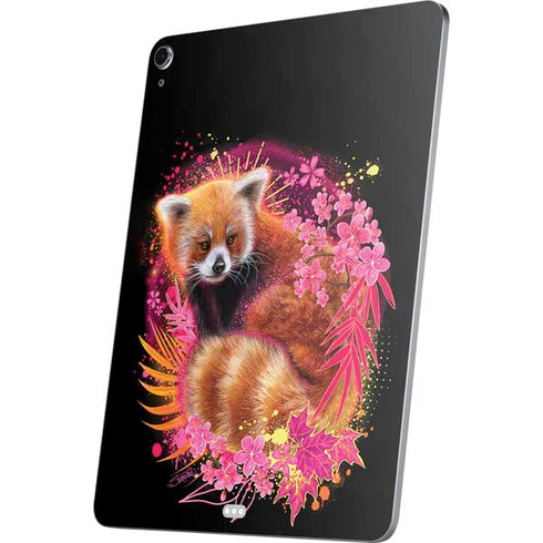 Red Panda with Flowers by Sheena Pike Apple iPad Air Skin