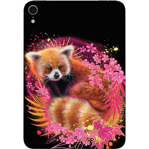 Red Panda with Flowers by Sheena Pike Apple iPad Mini Skin
