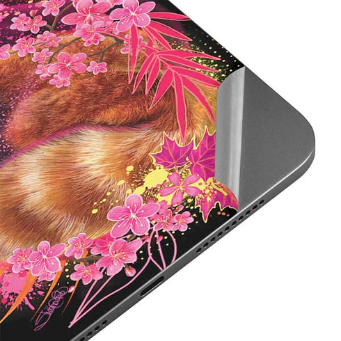 Red Panda with Flowers by Sheena Pike Apple iPad Mini Skin
