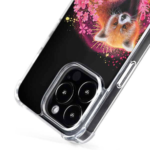 Red Panda with Flowers by Sheena Pike iPhone 16 Pro Max MagSafe Case
