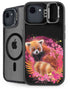 Red Panda with Flowers by Sheena Pike iPhone 16e Kickstand Case